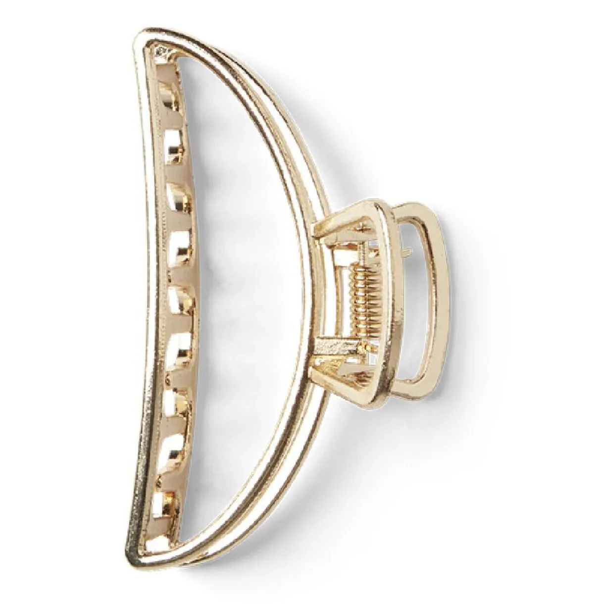 Best Gifi Pince cheveux crabe doré brillant arrondie L8cm