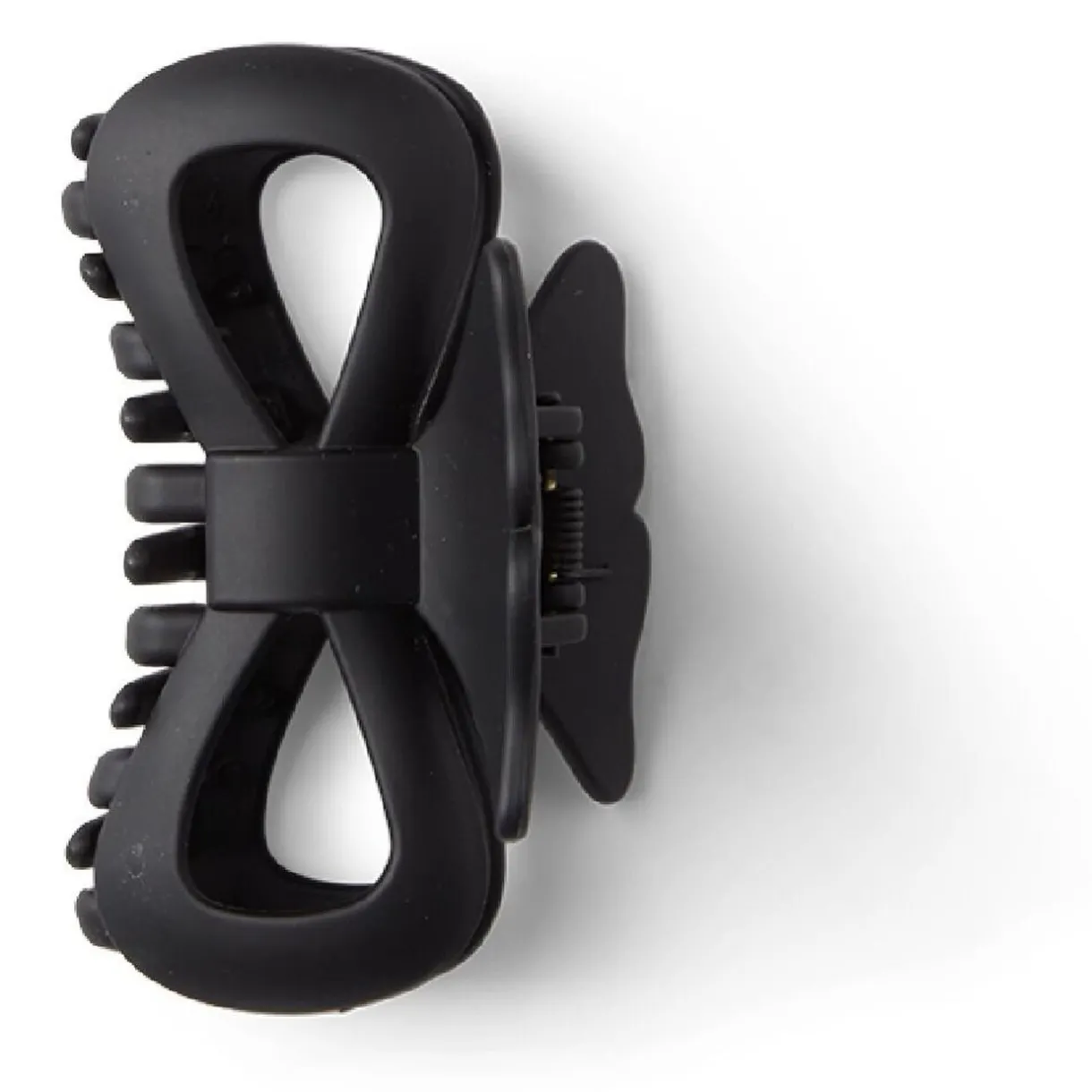 Discount Gifi Pince cheveux crabe noir mat noeud L9cm