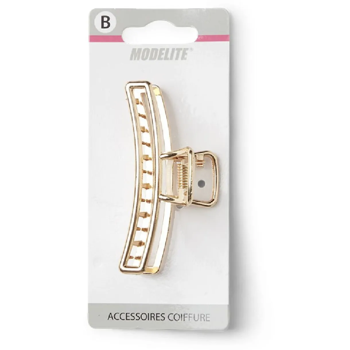 Clearance Gifi Pince cheveux doré brillant L8cm