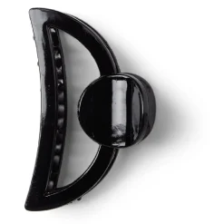 Gifi Pince cheveux noir brillant ajourée L9cm