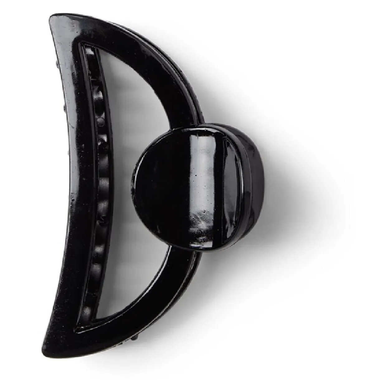 Gifi Pince cheveux noir brillant ajourée L9cm