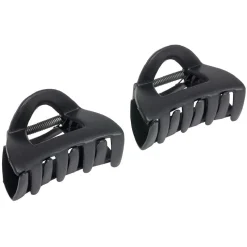 New Gifi Pince crabe en plastique ajouré noir x2