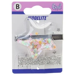 Gifi Pince crocodile décor pailleté x2