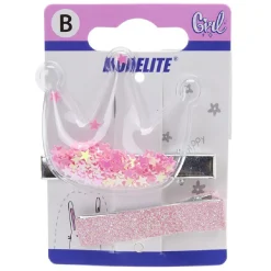 Gifi Pince crocodile décor pailleté x2