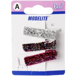 Discount Gifi Pince crocodile pailleté x3