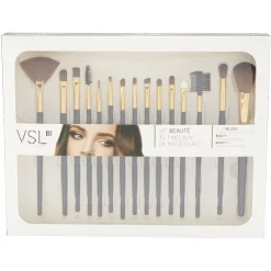 Clearance Gifi Pinceau cosmétique en plastique noir x15