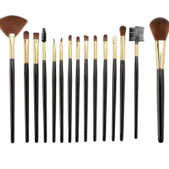 Clearance Gifi Pinceau cosmétique en plastique noir x15