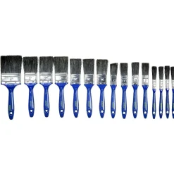 Clearance Gifi Pinceaux plats pour peinture brico - pack de 15 pièces