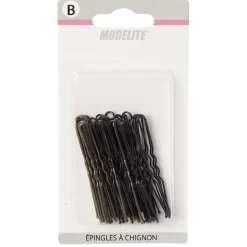 Gifi Épingle à chignon métal noir et brun x40