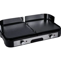 Plancha électrique double thermostat^Gifi Discount