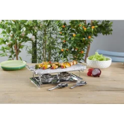 Plancha pierre à cuire marbre avec plateau métal^Gifi Clearance