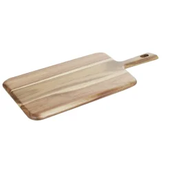 Planche à découper avec manche en acacia^Gifi Best