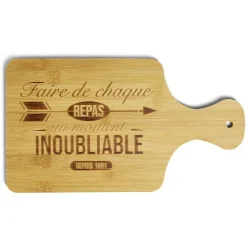 Planche à découper bambou Moment inoubliable 33x18,5cm^Gifi Online