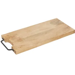 Planche à découper bois avec poignée métal^Gifi Clearance