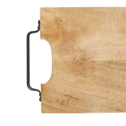 Planche à découper bois avec poignée métal^Gifi Clearance