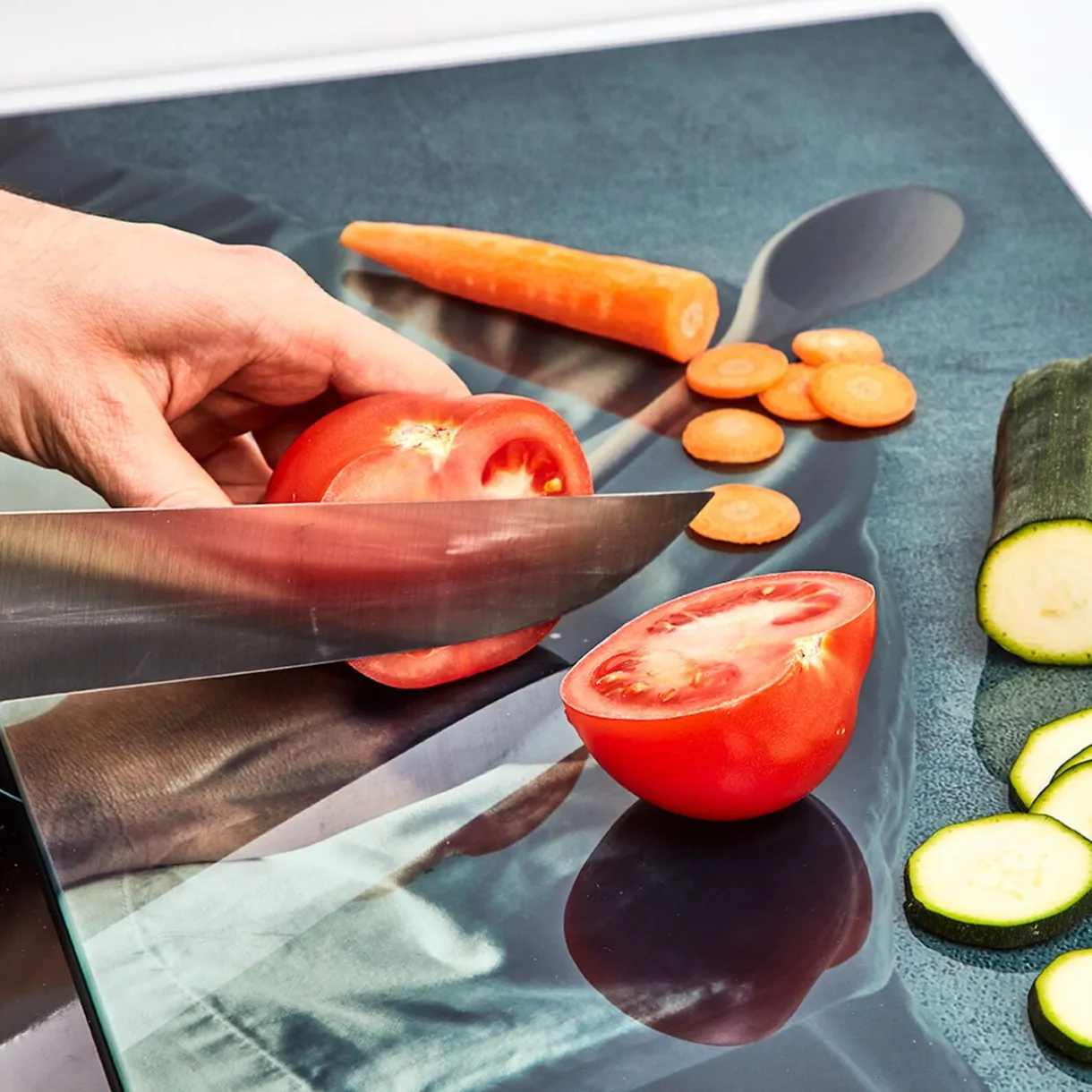 Planche à découper cache plaque design chef x2^Gifi Outlet