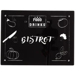 Planche à découper en verre noir^Gifi Discount