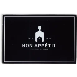 Planche à découper en verre design Bon appétit - 30x20cm^Gifi Sale