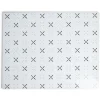 Planche à découper en verre blanc motif noir - 38x30cm^Gifi Sale