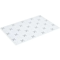 Planche à découper en verre blanc motif noir - 38x30cm^Gifi Sale