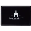 Planche à découper en verre design Bon appétit - 38x30cm^Gifi New
