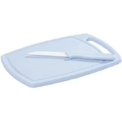 Planche à découper et couteau 2 en 1^Gifi