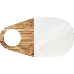 Planche à découper marbre et bois^Gifi Clearance