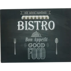 Planche à découper noire design bistrot^Gifi New