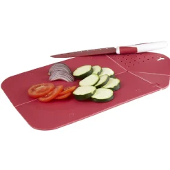 Planche à découper pliable 3 en 1 avec couteau inox^Gifi Discount