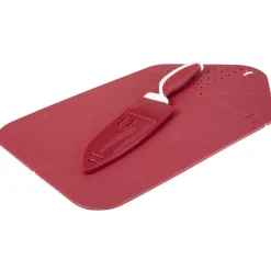 Planche à découper pliable 3 en 1 avec couteau inox^Gifi Discount