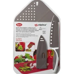 Planche à découper pliable 3 en 1 avec couteau inox^Gifi Discount