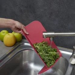 Planche à découper pliable 3 en 1 avec couteau inox^Gifi Discount