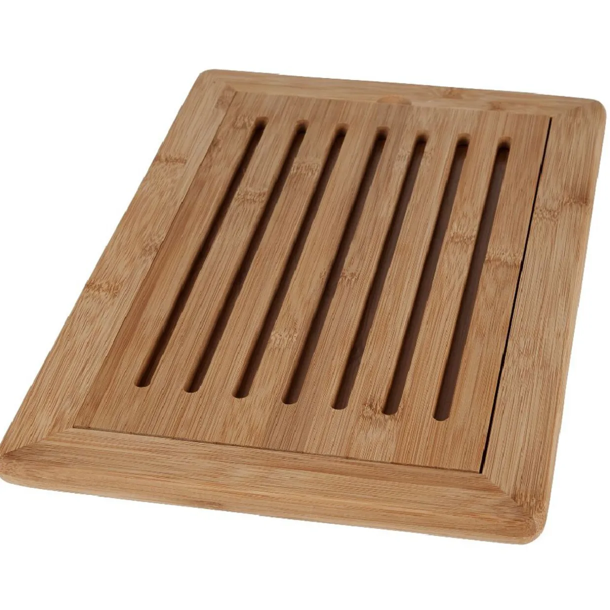 Planche à pain en bambou avec récupérateur de miettes 38x34x H1,5cm^Gifi Discount