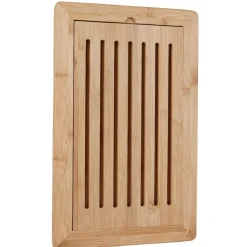 Planche à pain en bambou avec récupérateur de miettes 38x34x H1,5cm^Gifi Discount