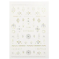 Discount Gifi Planche d'autocollants 3D pour ongles effet prisme