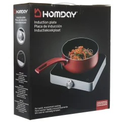 Plaque à induction noire et blanche Trisa 1 800 W^Gifi