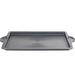 Plaque à pâtisserie métal fond texturé anti adhérent moyen^Gifi Discount