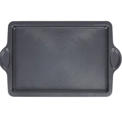 Plaque à pâtisserie métal fond texturé anti adhérent^Gifi