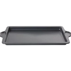 Plaque à pâtisserie métal fond texturé anti adhérent^Gifi