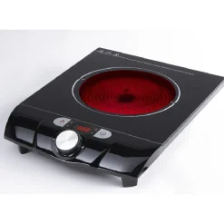 Plaque de cuisson vitrocéramique 1 foyer Homday^Gifi Online