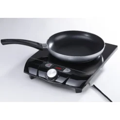 Plaque de cuisson vitrocéramique 1 foyer Homday^Gifi Online