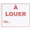 Gifi Plaque signalétique "À louer" - 24x20 cm