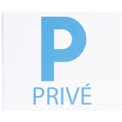 Clearance Gifi Plaque signalétique "Parking privé" - 24x20 cm