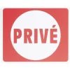 Best Gifi Plaque signalétique "Privé" - 24x20 cm