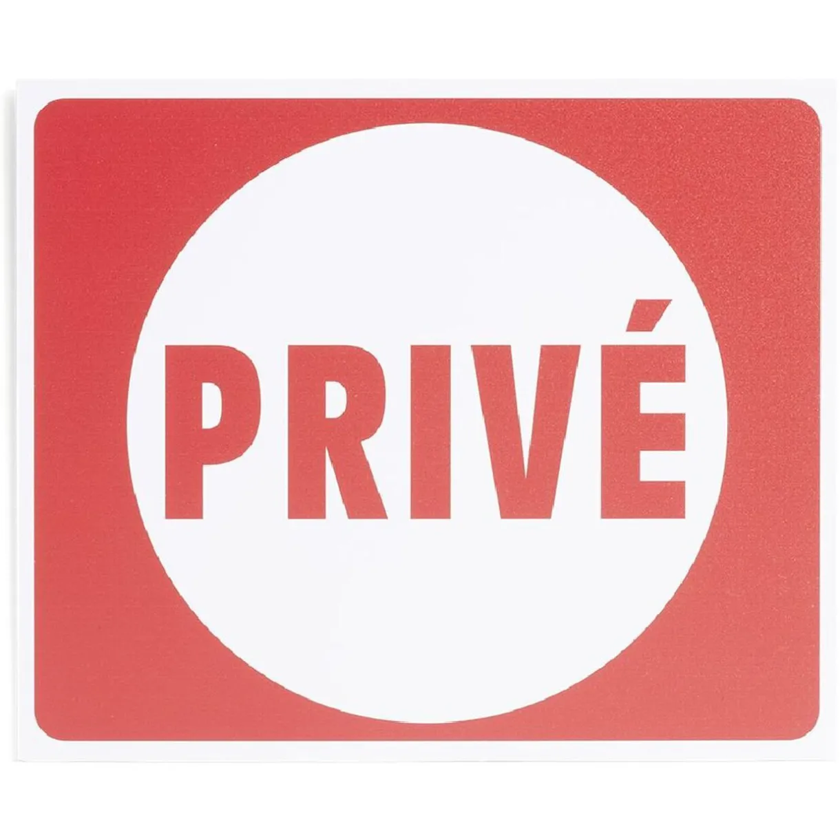 Best Gifi Plaque signalétique "Privé" - 24x20 cm