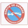 Gifi Plaque signalétique "Stationnement interdit, sortie de garage" 24x20cm