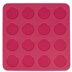 Plaque silicone 16 macarons rose^Gifi Hot
