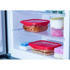 Plat à four avec couvercle hermétique Ô Cuisine 21x21 cm^Gifi Outlet