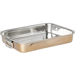 Plat à four effet cuivre^Gifi Discount