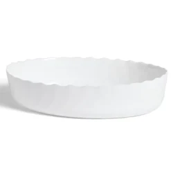 Plat à four en verre opale blanc 36,9x28,6xH8cm^Gifi Discount